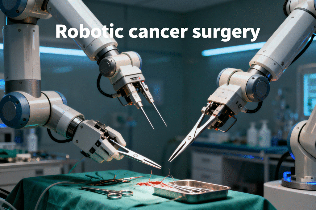 Preparing for Surgery with advanced high tech robots