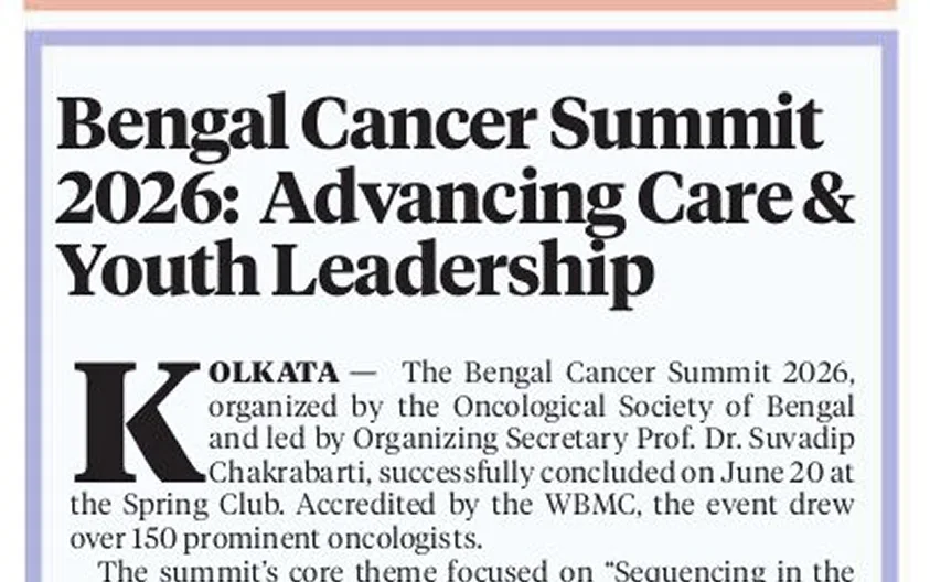 Bengal Cancer Summit 2026_ Advancing Care & Youth Leadership