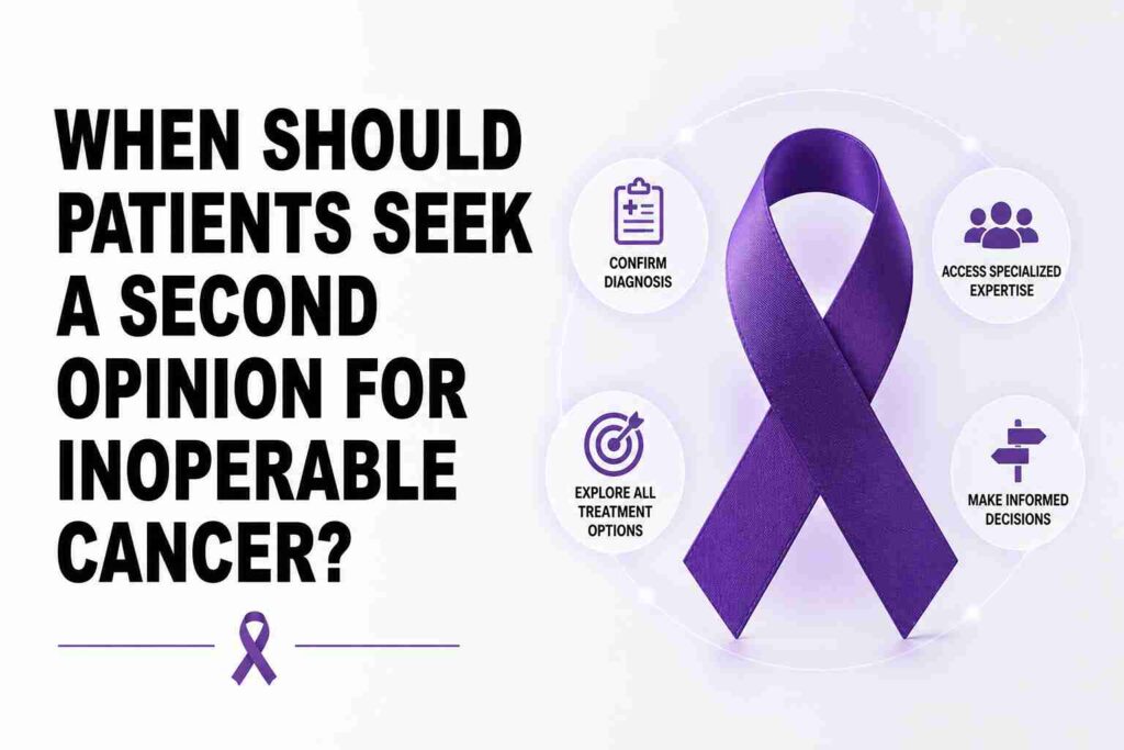 Second opinion for inoperable cancer to confirm diagnosis and explore possible treatment options